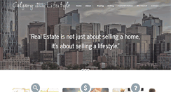 Desktop Screenshot of calgaryrealestatelifestyles.com